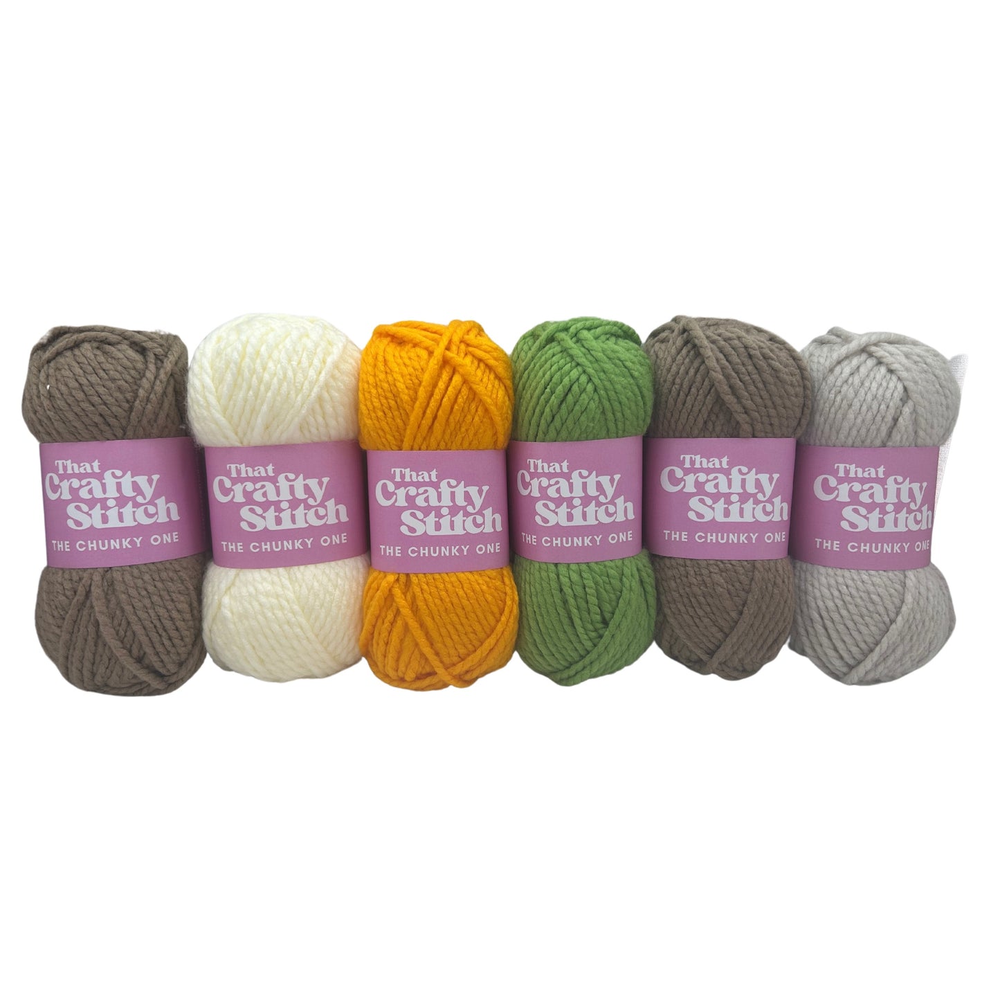 Autumn super chunky yarn bundle