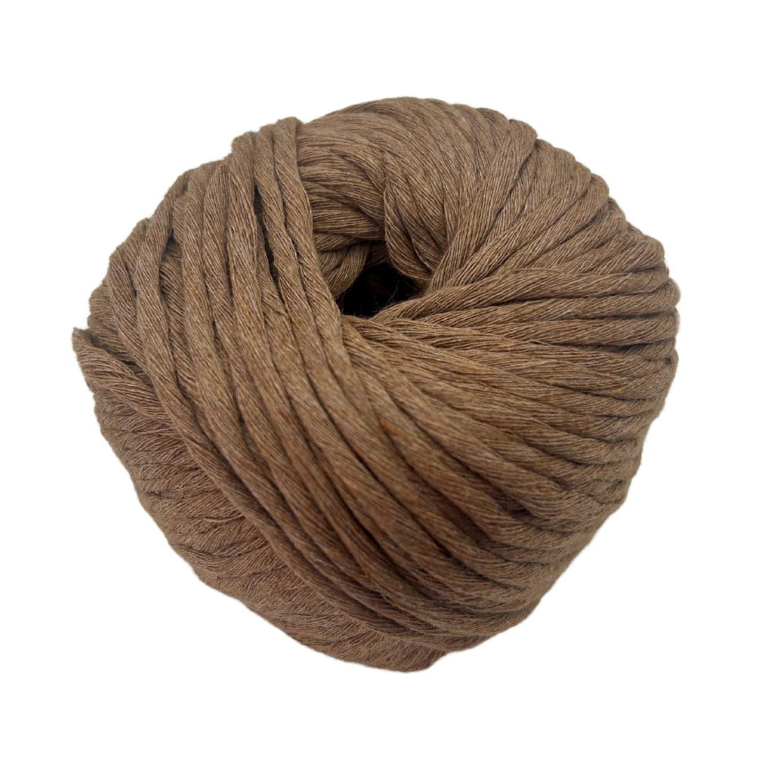 walnut chunky cotton yarn