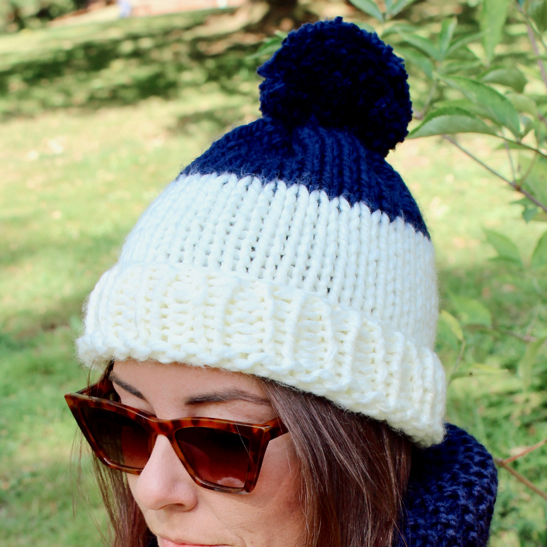 bobble hat knitting pattern