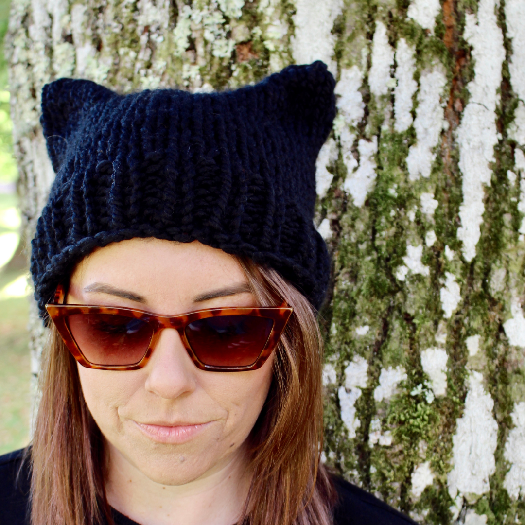 cat hat knit kit