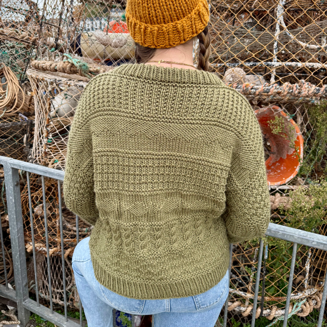2025 Knitting advent calendar - that crafty stitch | fisherman core jumper knitting pattern | chunky fisherman style jumper advent calendar