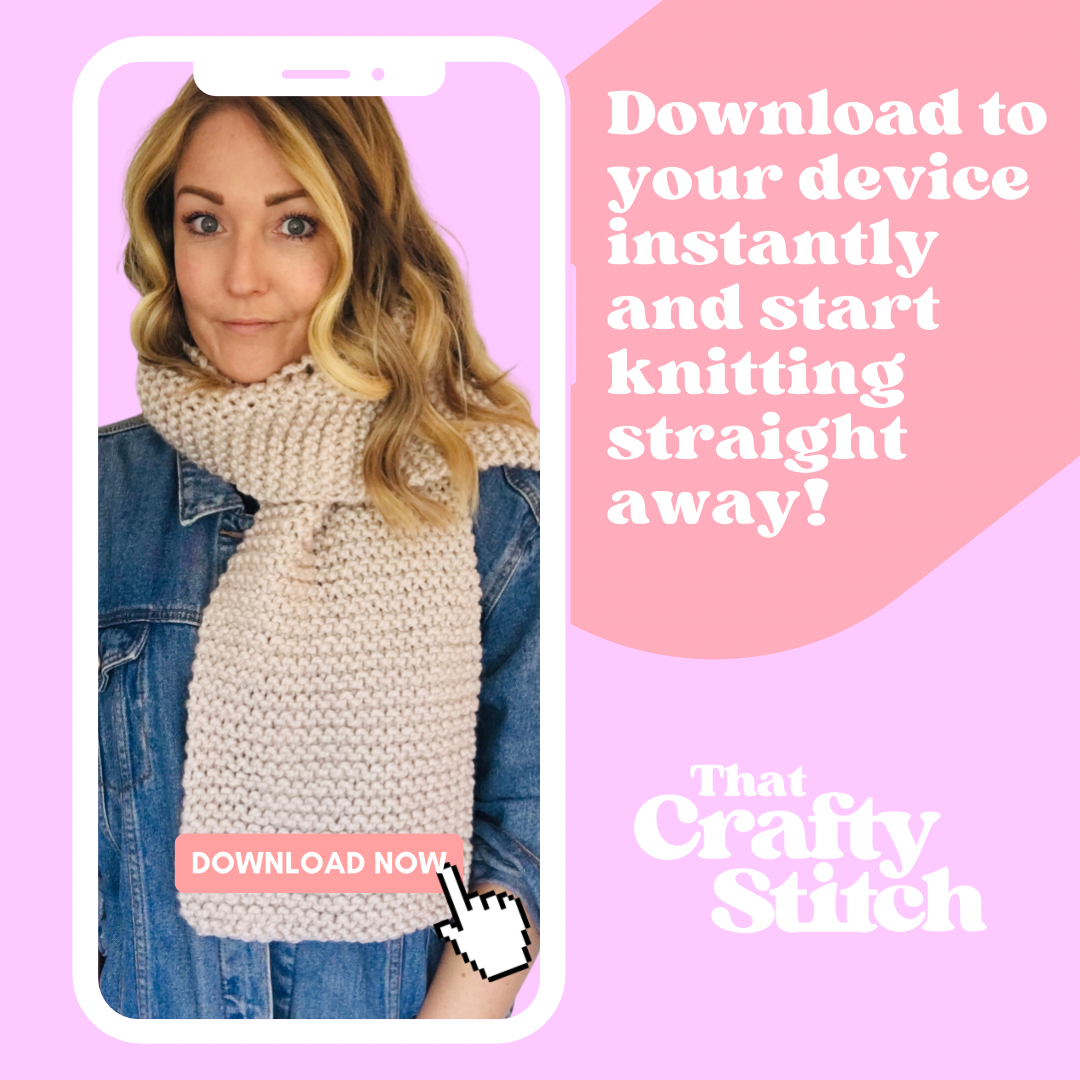 beginner scarf knitting pattern