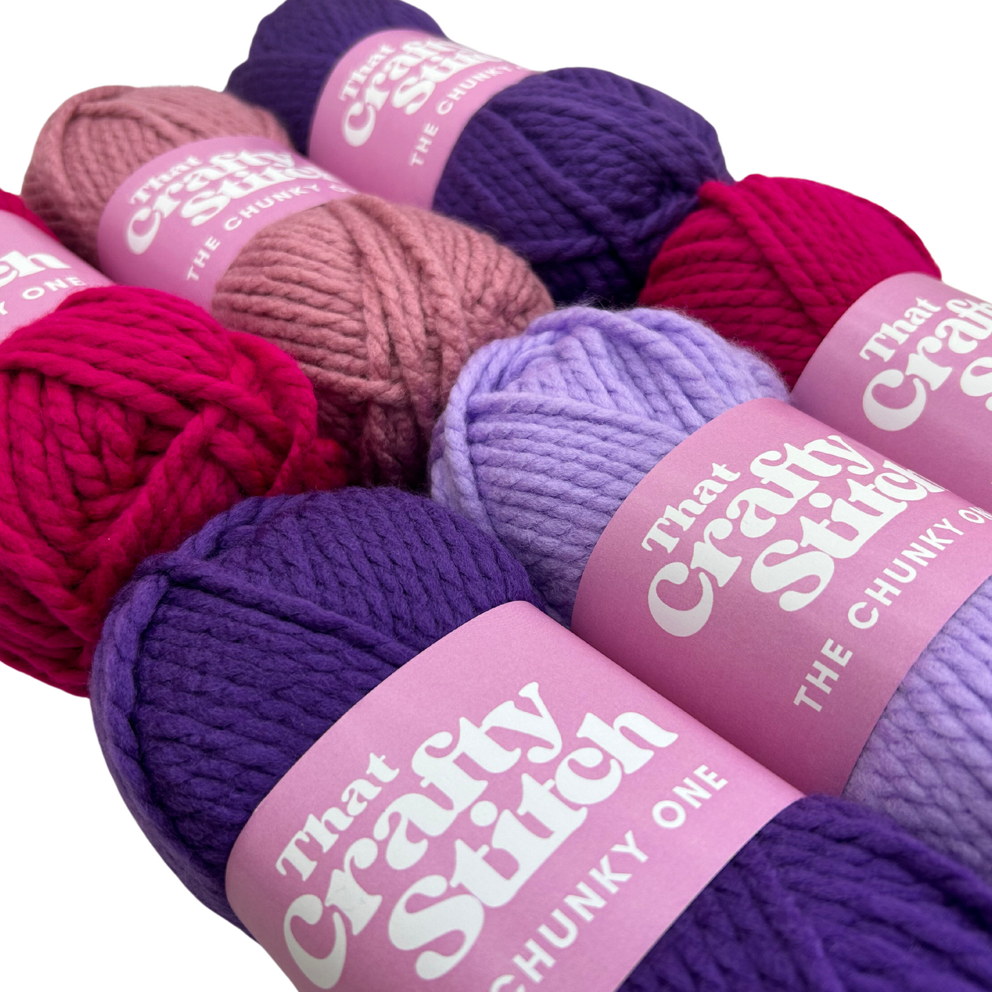 Unicorn super chunky yarn bundle