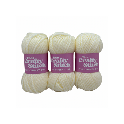 cream Super chunky yarn bundle