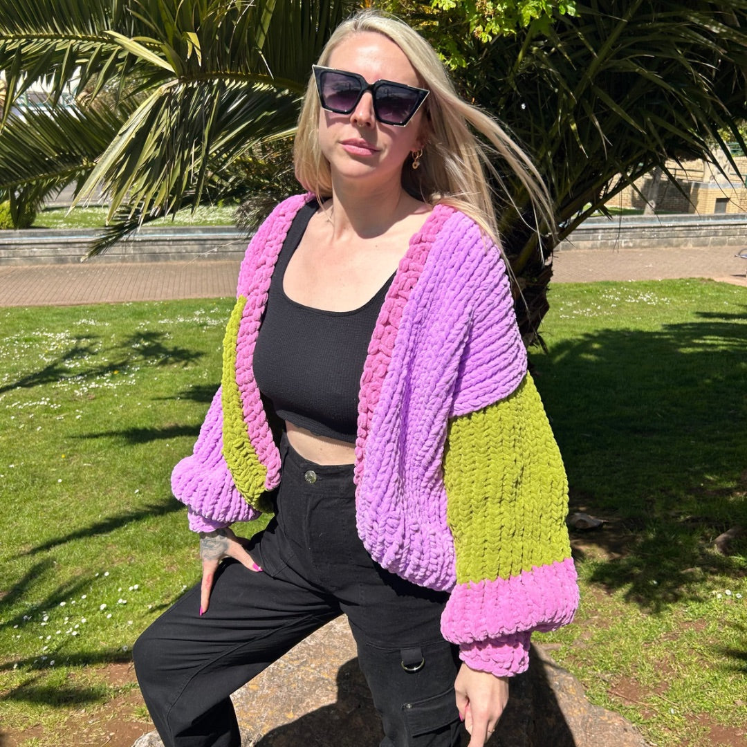 chunky cardigan knitting pattern