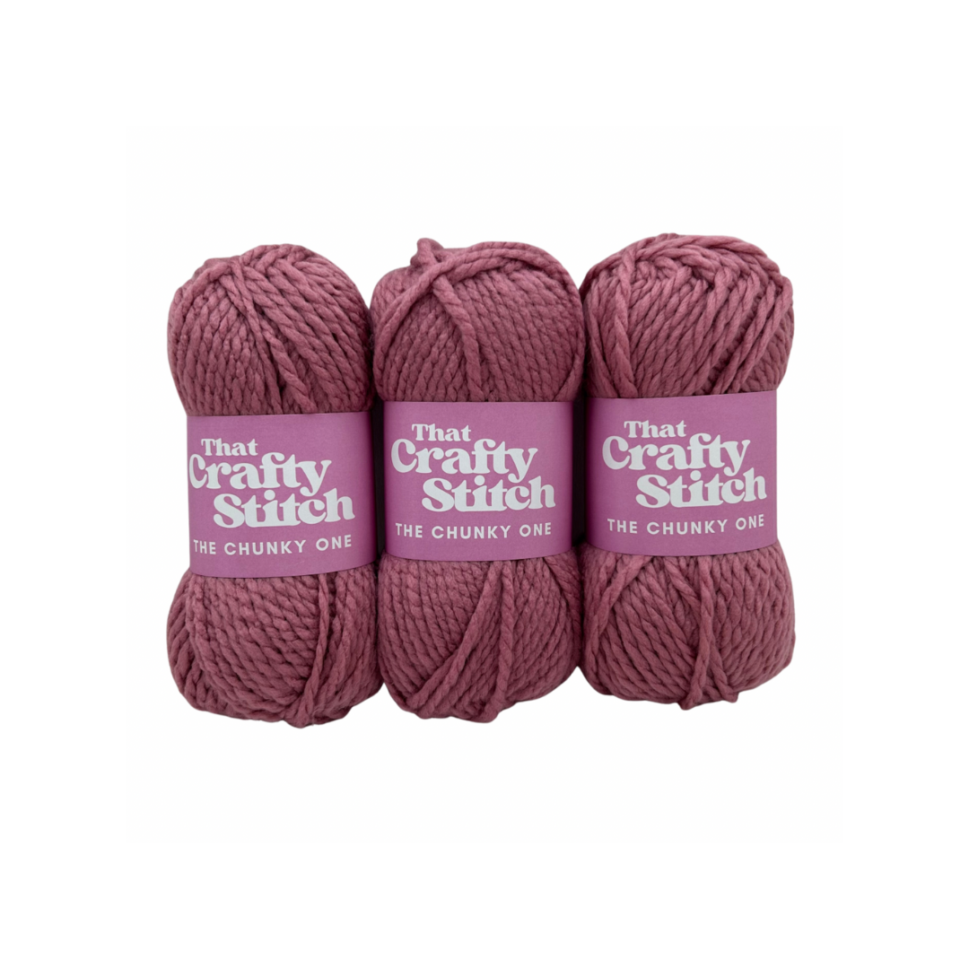 pink Super chunky yarn bundle