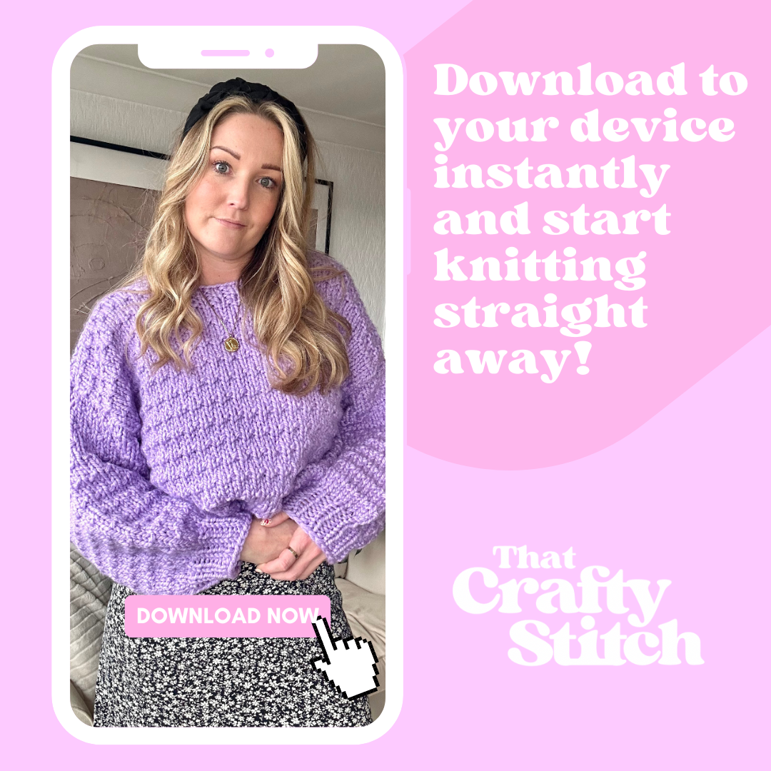 textured chunky jumper knitting pattern - intermediate