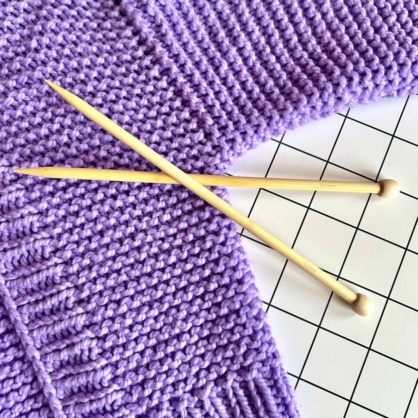 10mm long straight knitting needles | 10mm bamboo knitting needles