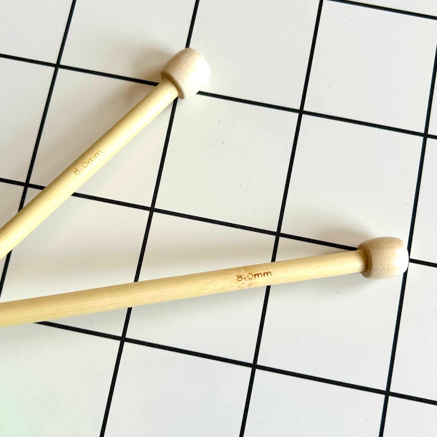 8mm knitting needles | bamboo knitting needles | long length