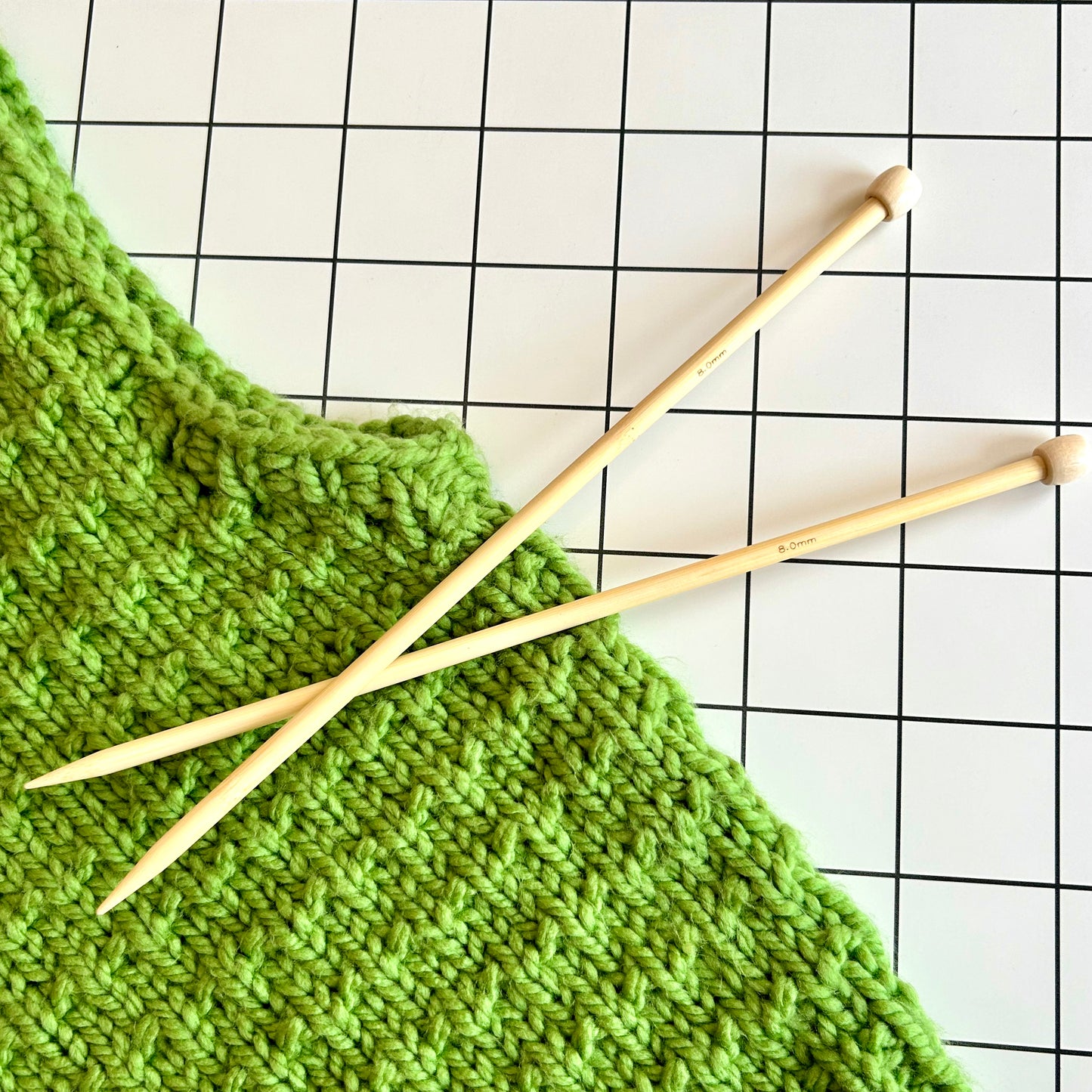 8mm knitting needles | bamboo knitting needles | long length