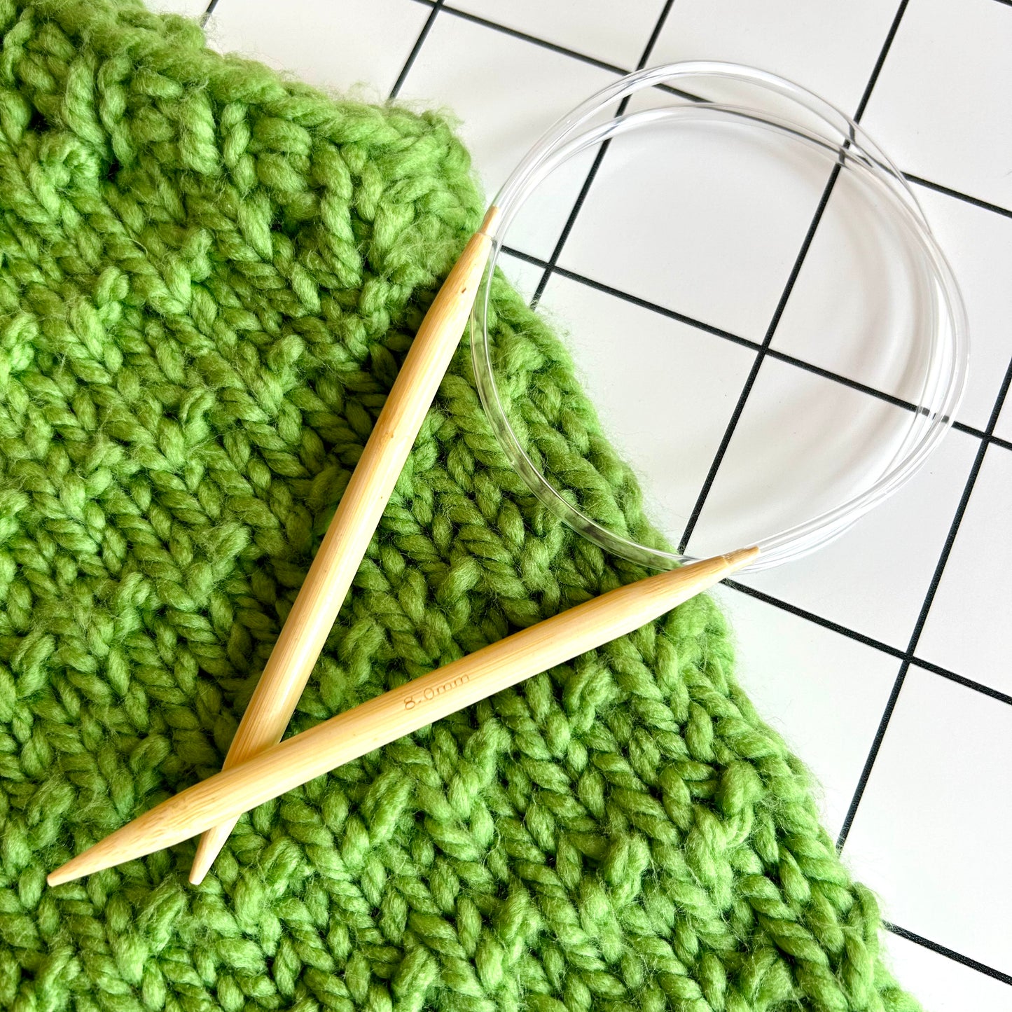 8MM circular knitting needles | bamboo circular knitting needles