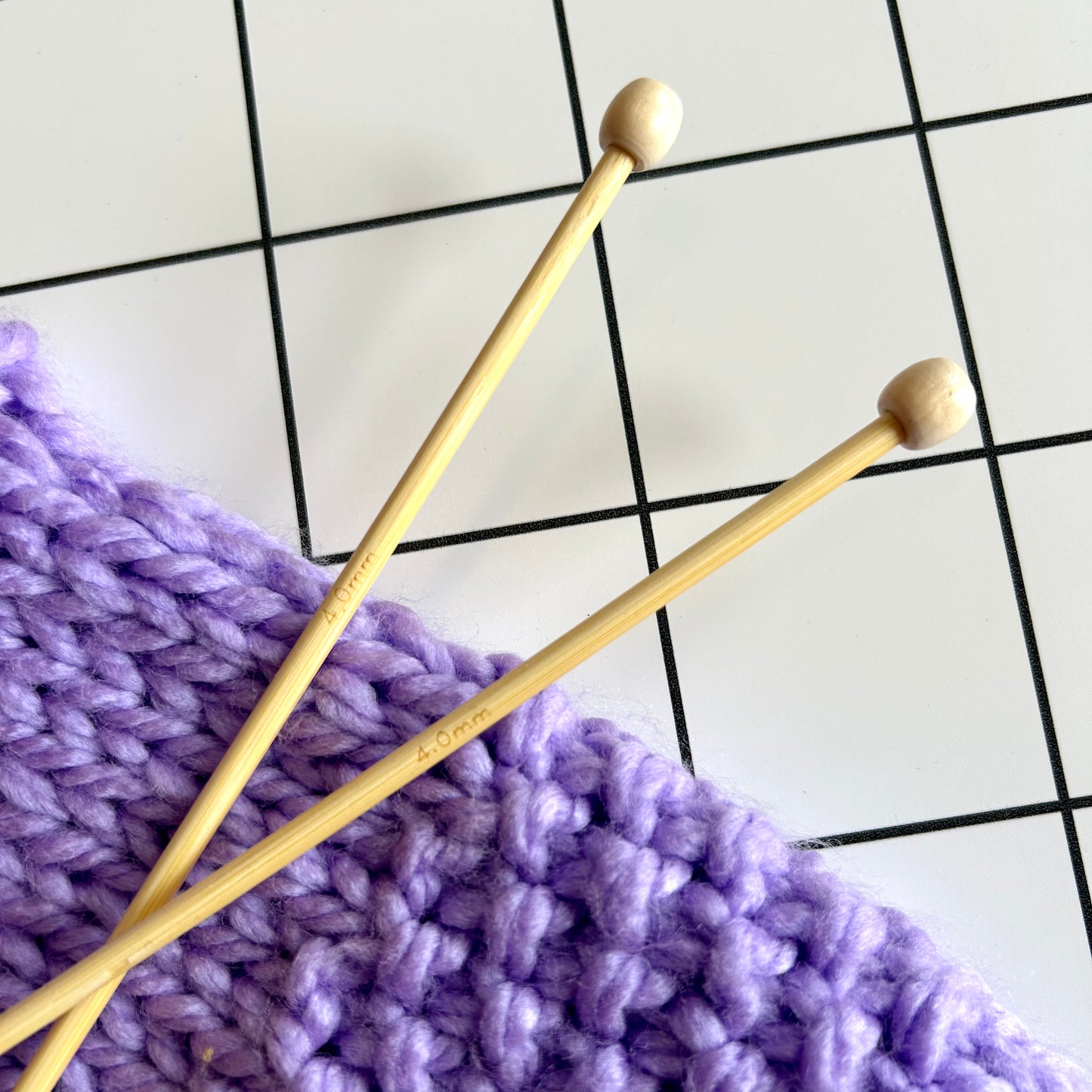 4mm knitting needles | bamboo knitting needles