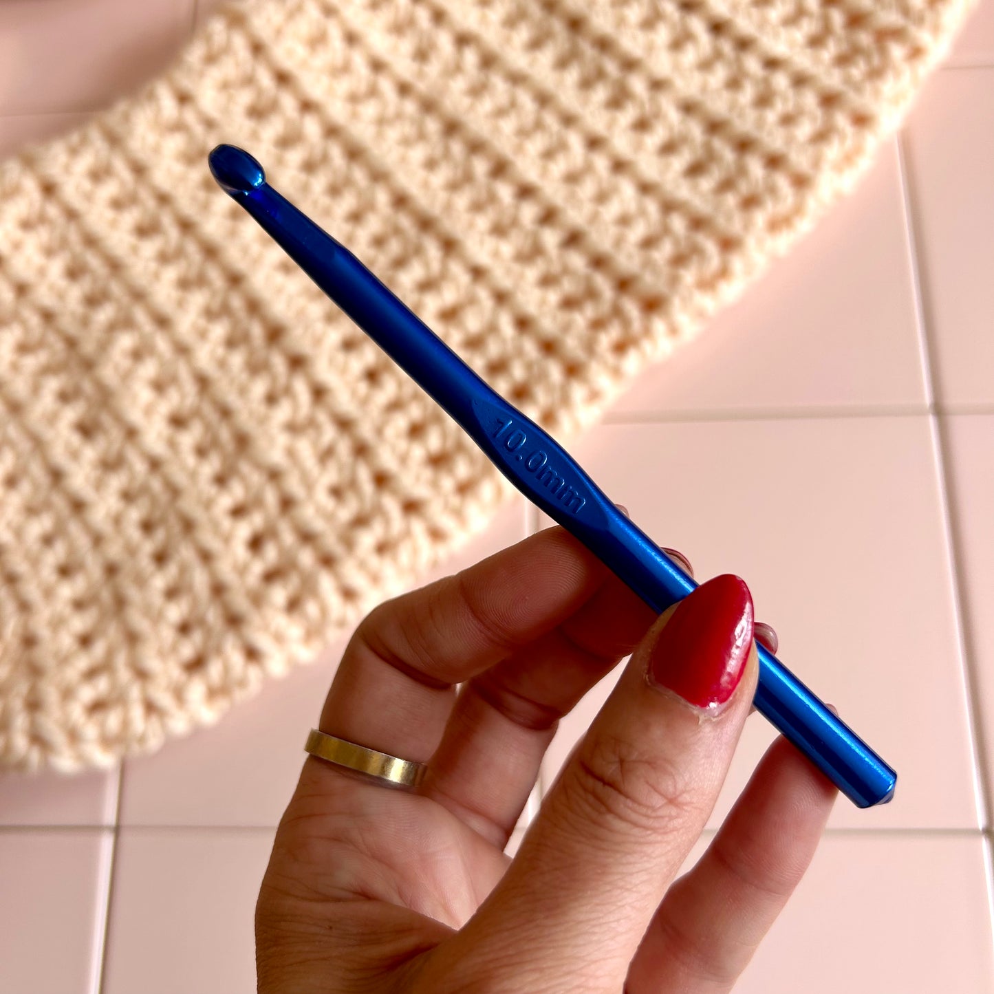 Metal crochet hook | 10mm