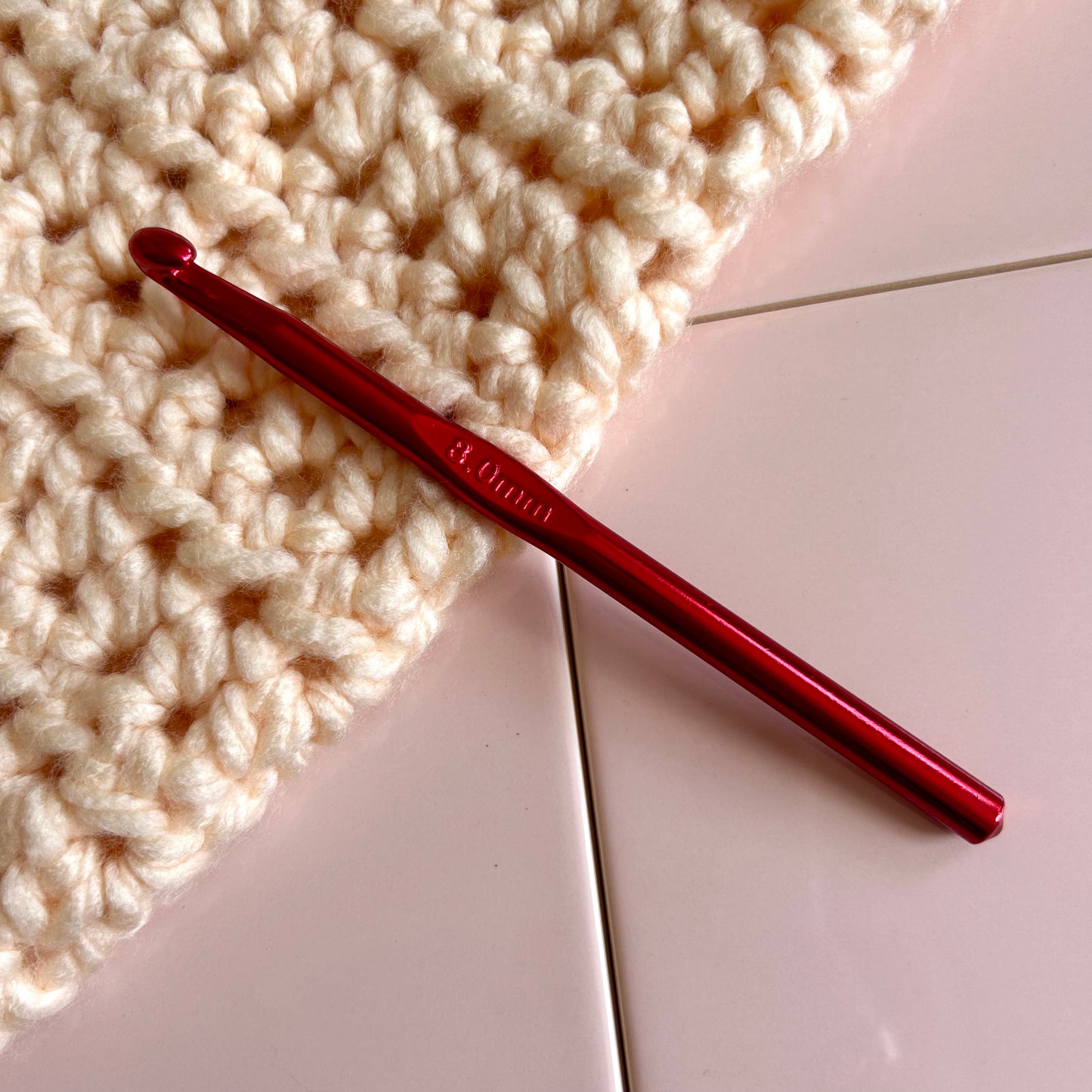 Metal crochet hook | 8mm