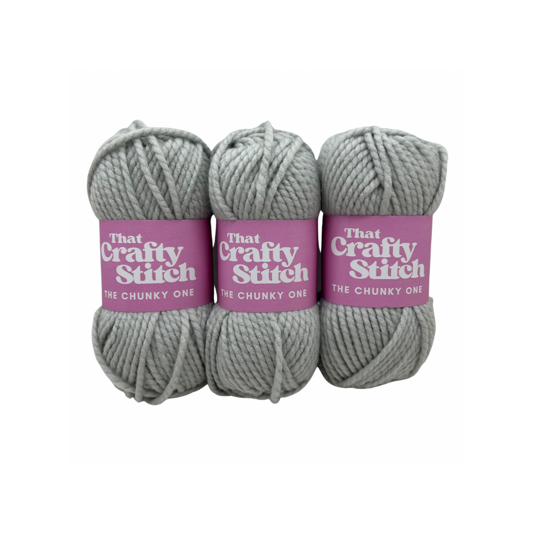 grey Super chunky yarn bundle
