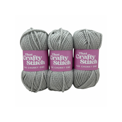 grey Super chunky yarn bundle