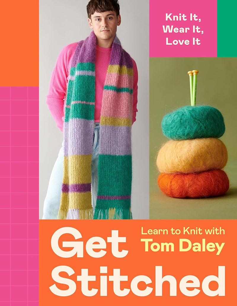KNITTING BOOK - Tom Daley, Get Stitched