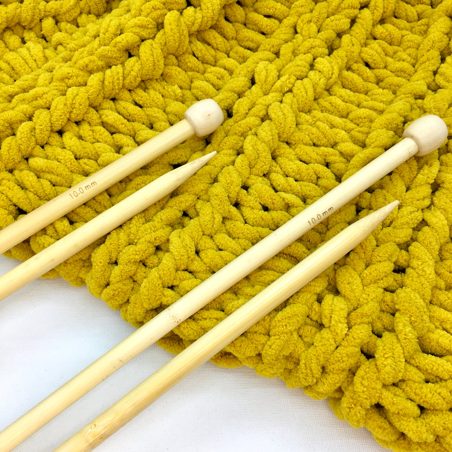 10mm long straight knitting needles | 10mm bamboo knitting needles
