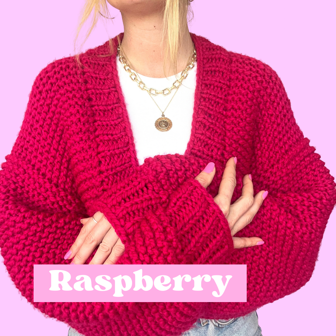 Easy cardigan knitting pattern | digital knitting pattern | the blossom cardigan beginner friendly knitting pattern