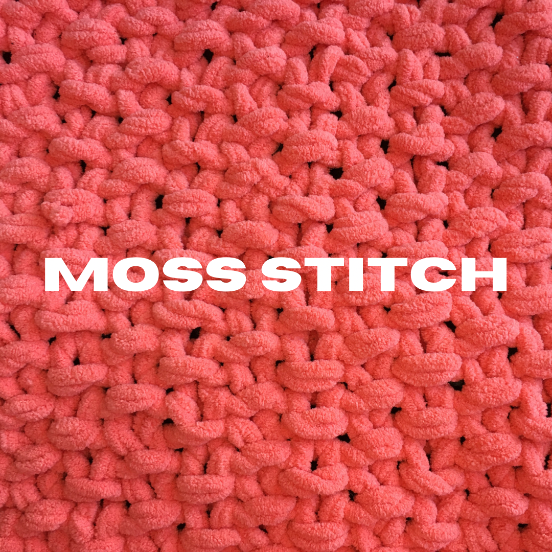 chenille yarn seed stitch