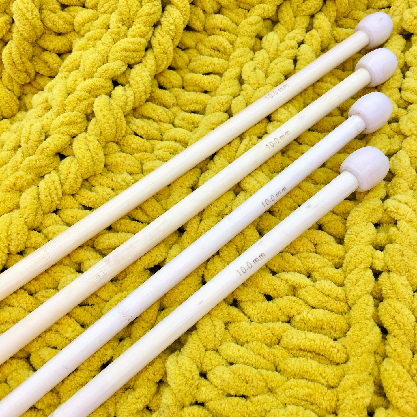 10mm long straight knitting needles | 10mm bamboo knitting needles