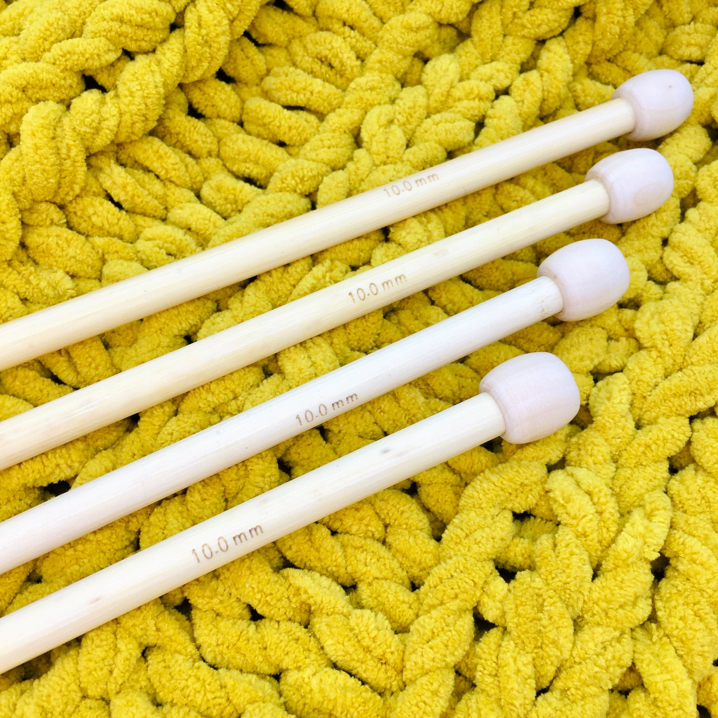 10mm long straight knitting needles | 10mm bamboo knitting needles