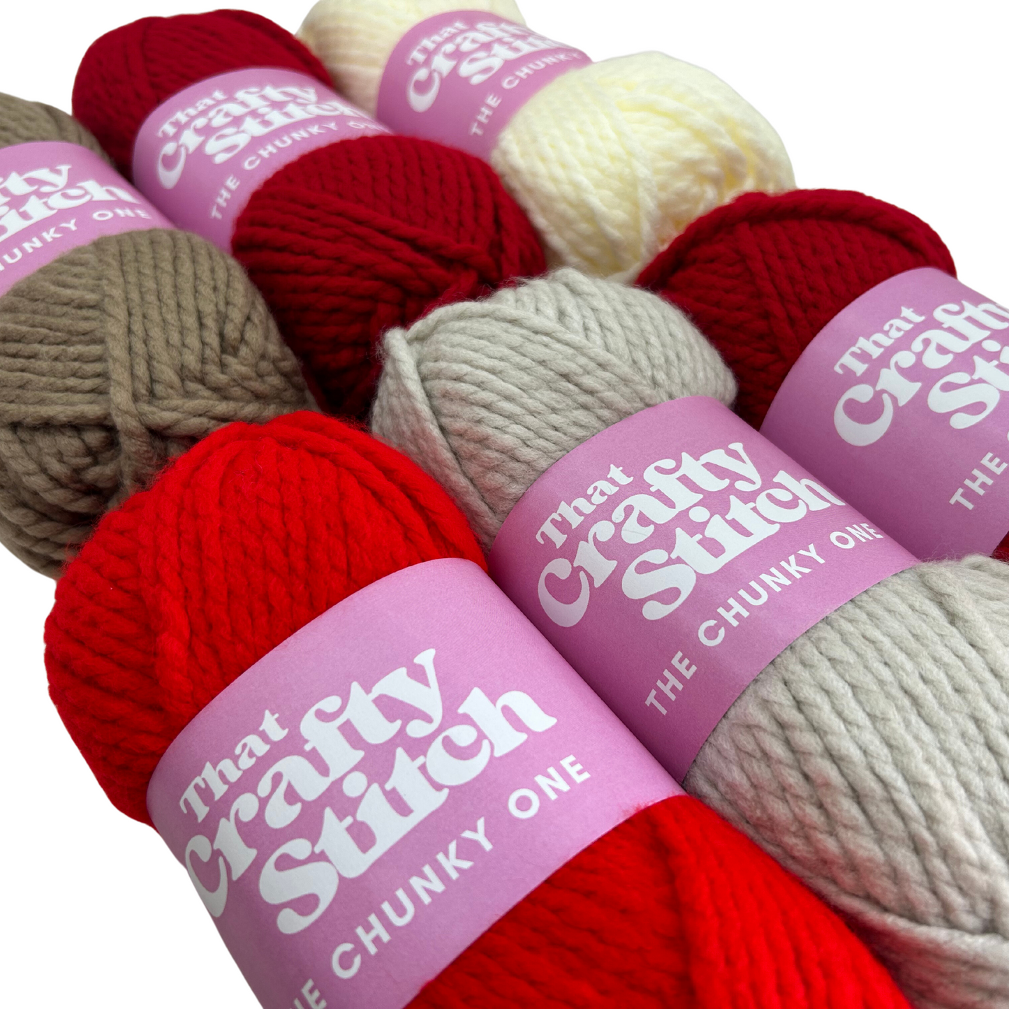 Super chunky yarn bundle