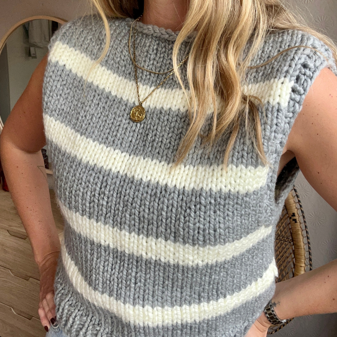 Knitting Pattern - The Holly Vest