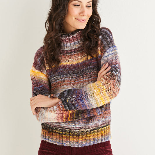 Sirdar Jewelspun Aran Jumper knit kit