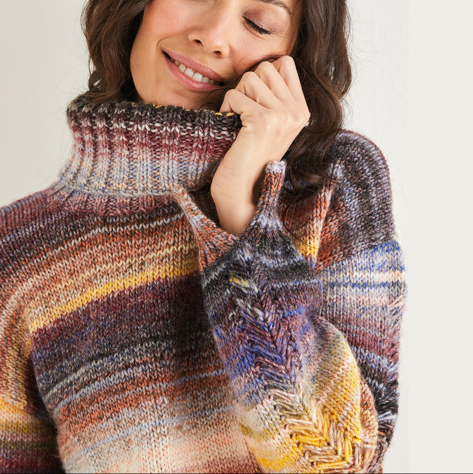 Sirdar Jewelspun Aran Jumper knit kit