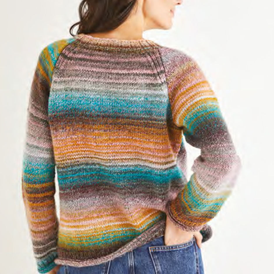 Sirdar jewelspun aran sweater knit kit
