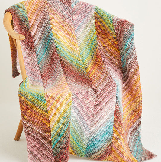 Sirdar jewelspun aran blanket knit kit