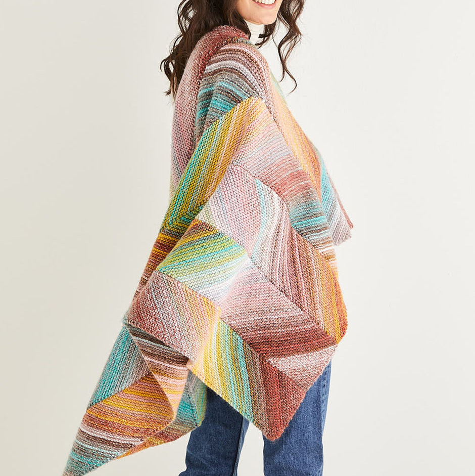 Sirdar jewelspun aran blanket knit kit