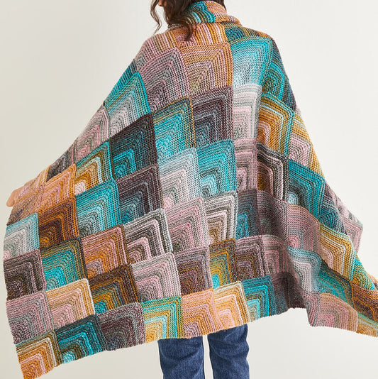 Sirdar jewelspun aran blanket knit kit