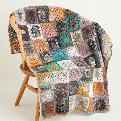 Sirdar jewelspun aran granny square blanket crochet kit