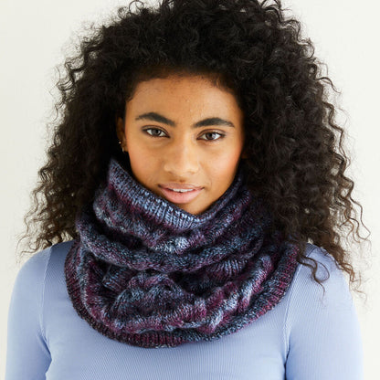 Sirdar Jewelspun cable snood knit kit