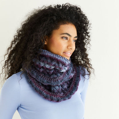 Sirdar Jewelspun cable snood knit kit