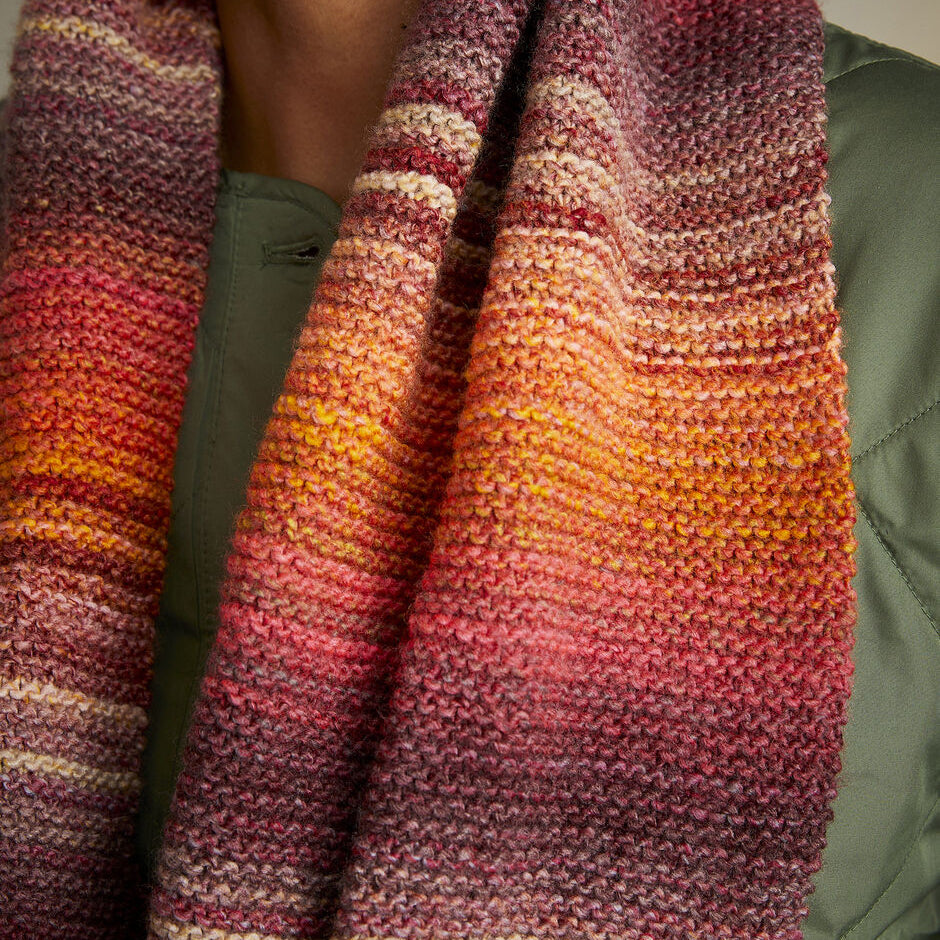 Sirdar jewelspun snood knit kit