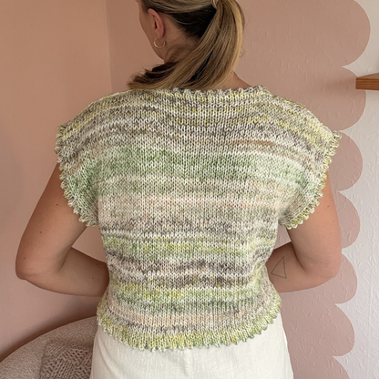 KNITTING KIT - Maddie Tee - Cotton Waves