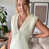 v-neck vest knitting kit