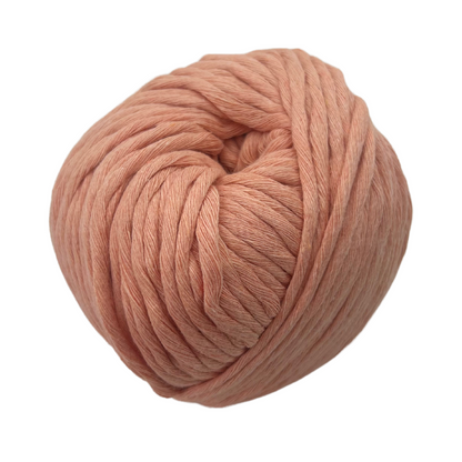 Peachy chunky cotton yarn