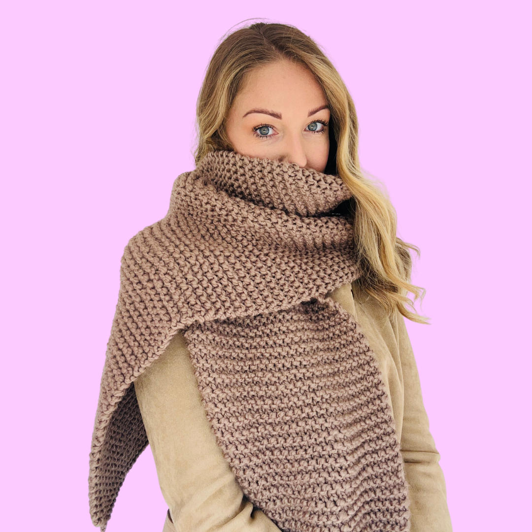 blanket scarf knitting pattern