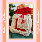santa sack knitting pattern