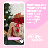 personalised santa sack knitting pattern
