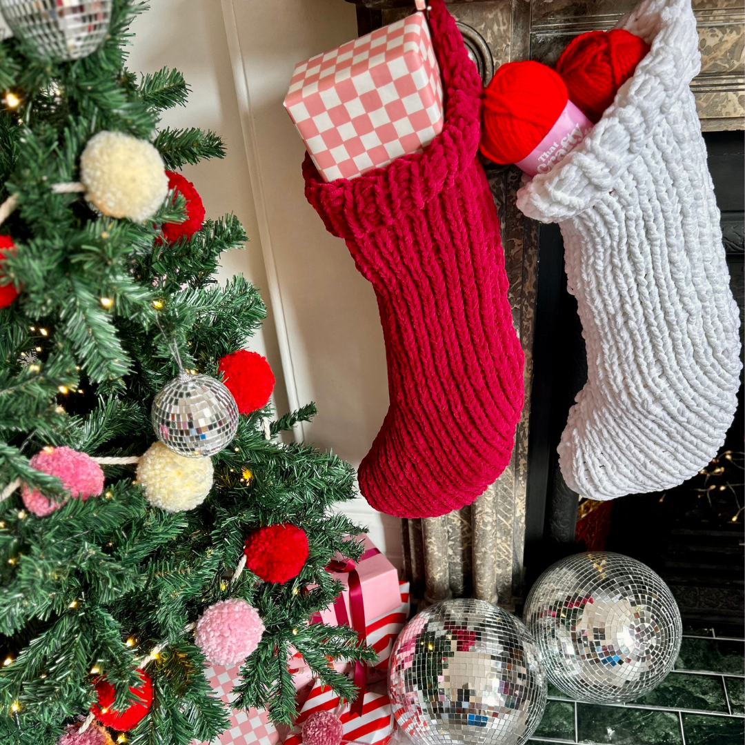 Knitting Pattern - Squishy Christmas Stocking