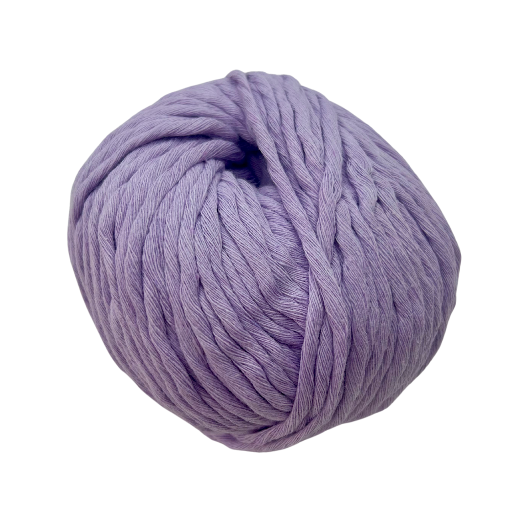 Wisteria Lilac chunky cotton yarn