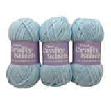 baby blue chunky chenille yarn