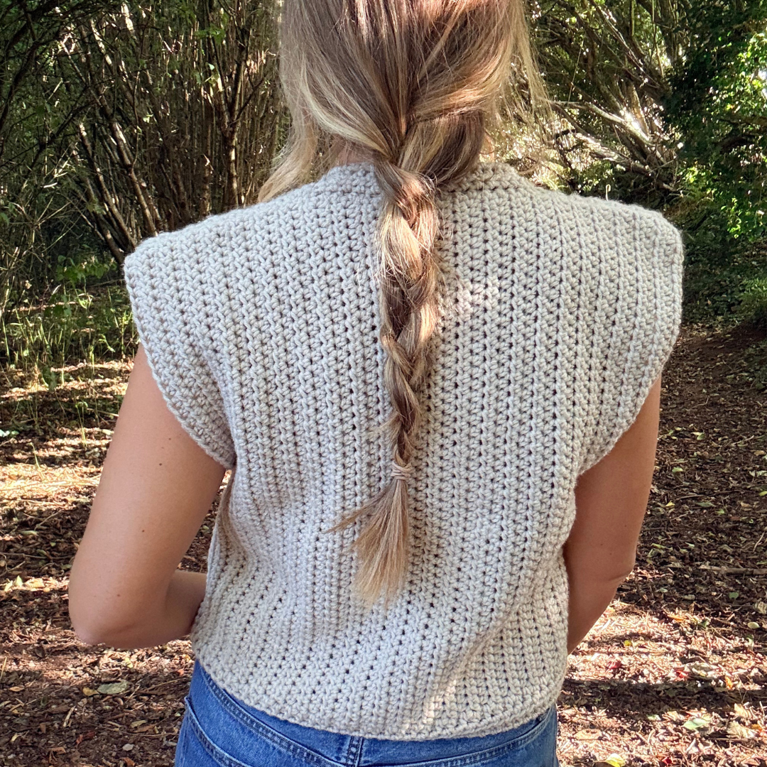 Sophie Button Tank Top Crochet pattern | digital crochet pattern | crochet tank top | autumn crochet project