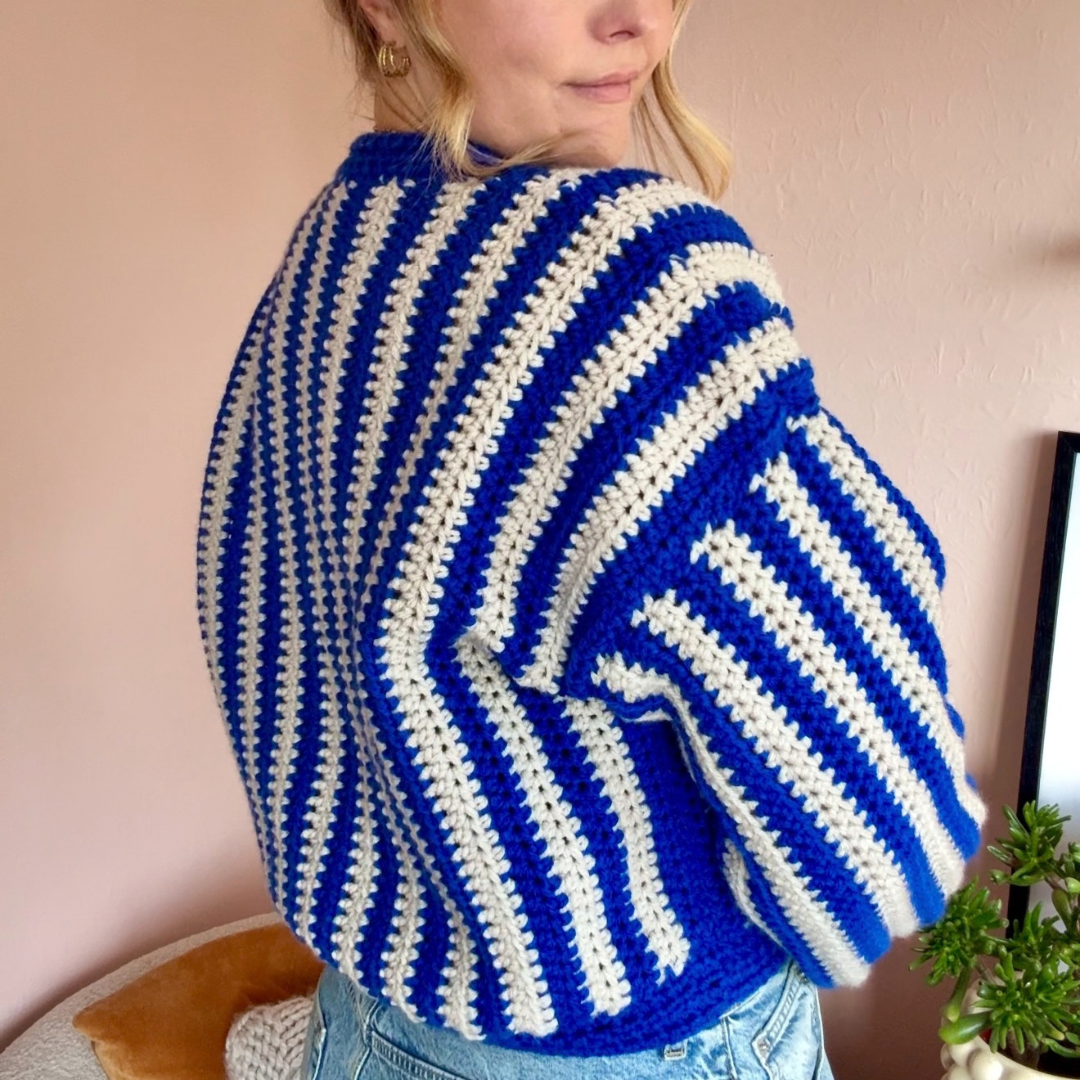 Sophie Jumper crochet pattern | digital crochet pattern | confident beginner pattern | digital download