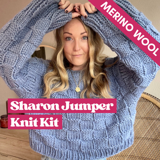 MERINO KNITTING KIT - Sharon Jumper